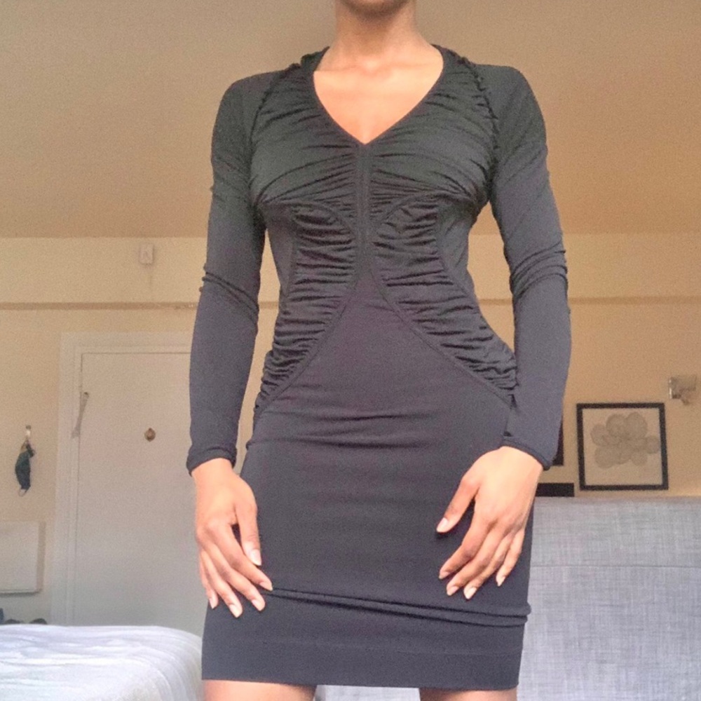 Roberto Cavalli rouched dress